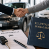 Autoliikkeen vastuu käytetyn auton kaupassa – kauppakirja, auton avaimet ja kuluttajansuojalaki kuvaamassa käytetyn auton virhevastuuta.